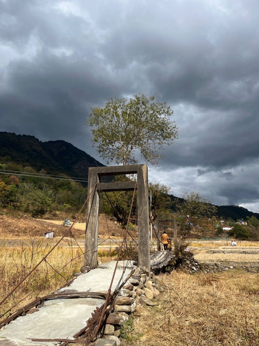 Idyllic landscape of Dzüleke village as captured on a pleasant winter day. Dzüleke village is located on the far outskirts of Kohima district, beyond Khonoma village. It is regarded as a traveler’s delight. (Morung Photo)